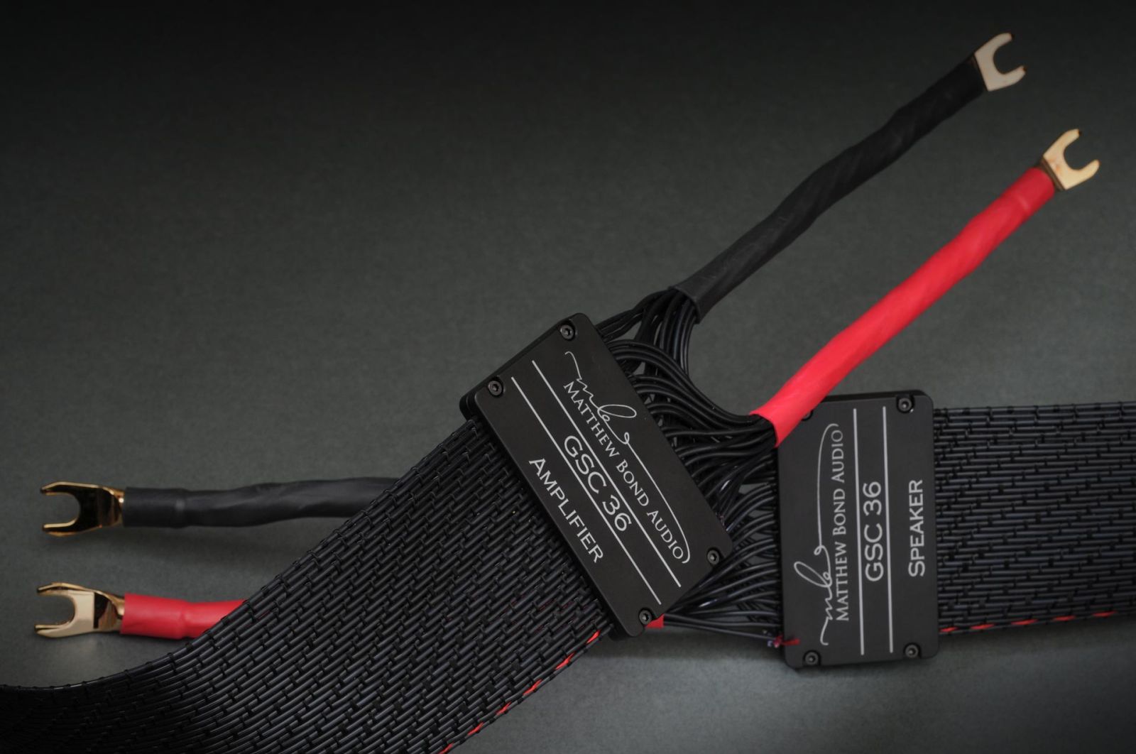 advanced audio cable engineering in Matthew Bond Audio GSC 36 amplifier and speaker cables