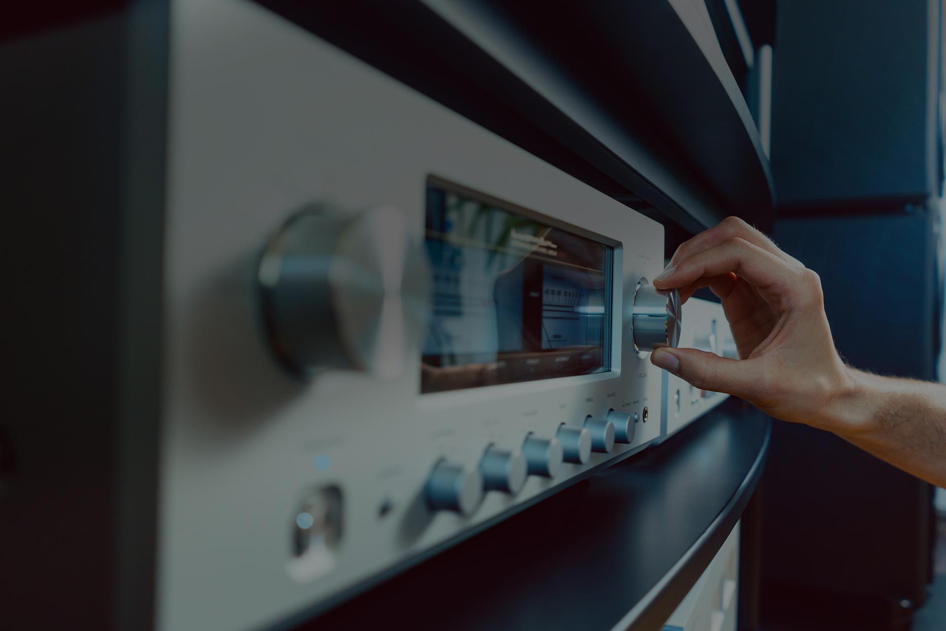 turning up amplifier